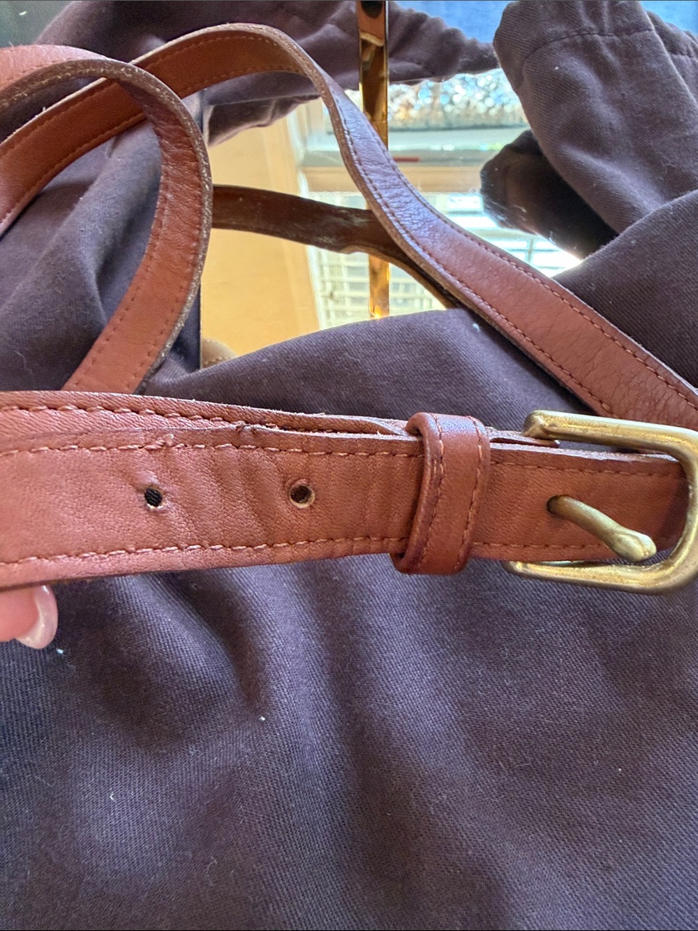 Vintage Coach Beaumont Satchel 9871 British Tan USA '98 Leather Strap Hangtag - Picture 14 of 16